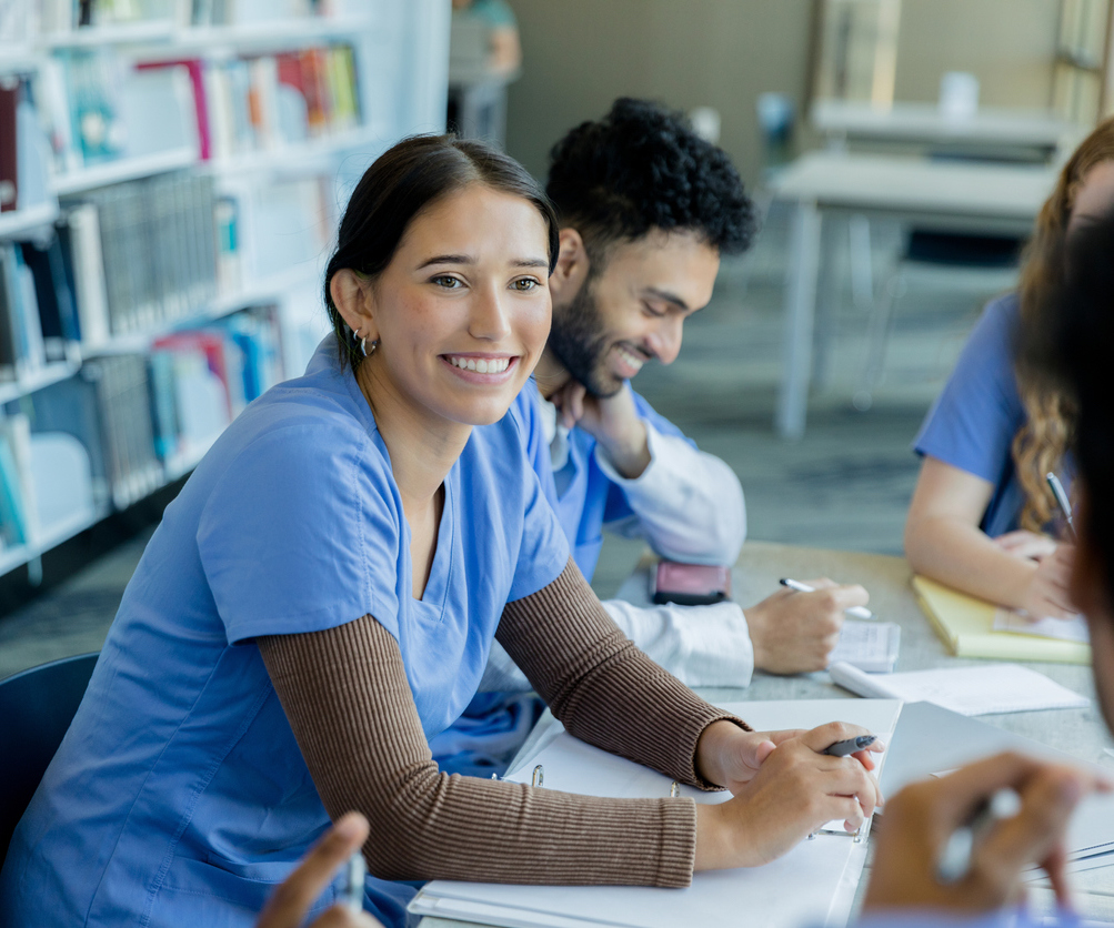 VPCN young medical professional smiling